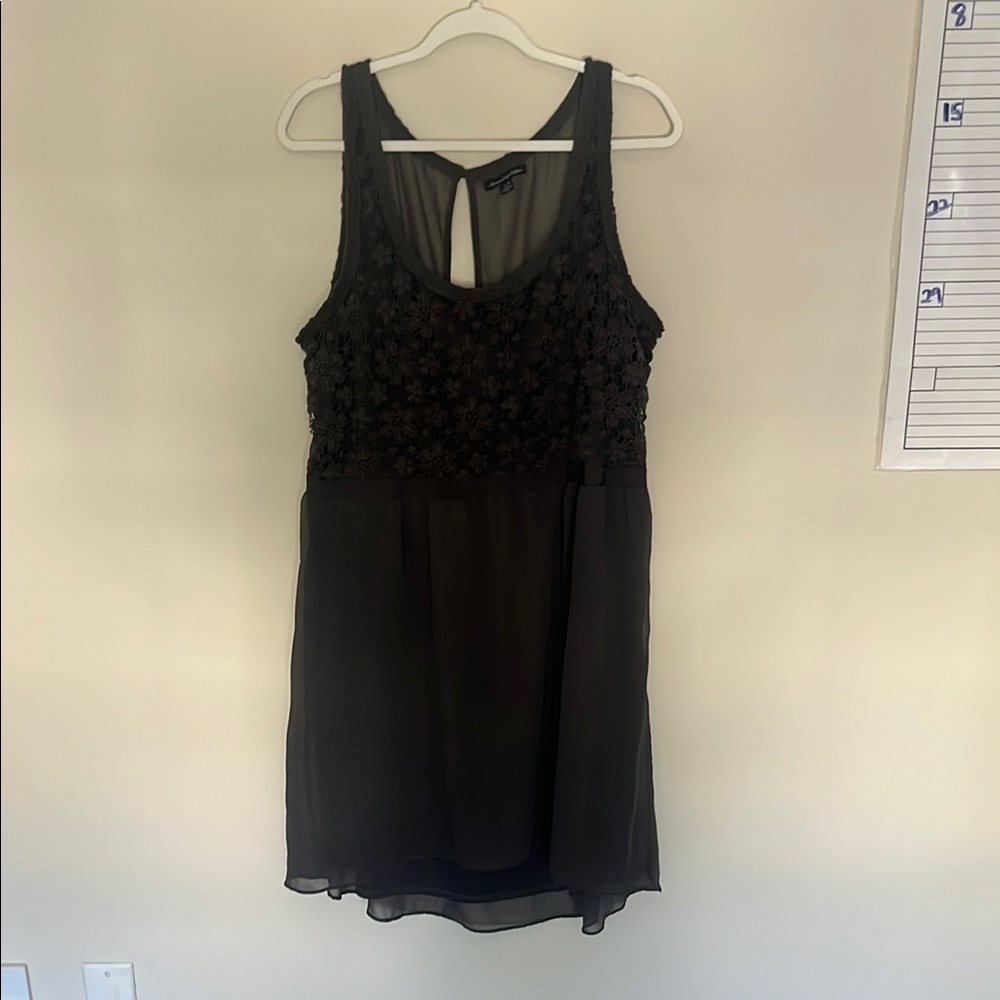 American Eagle Outfitters Black Lace Dress